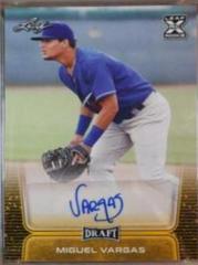 Miguel Vargas [Retail Gold] #BA-MV1 Baseball Cards 2020 Leaf Draft Autographs Prices