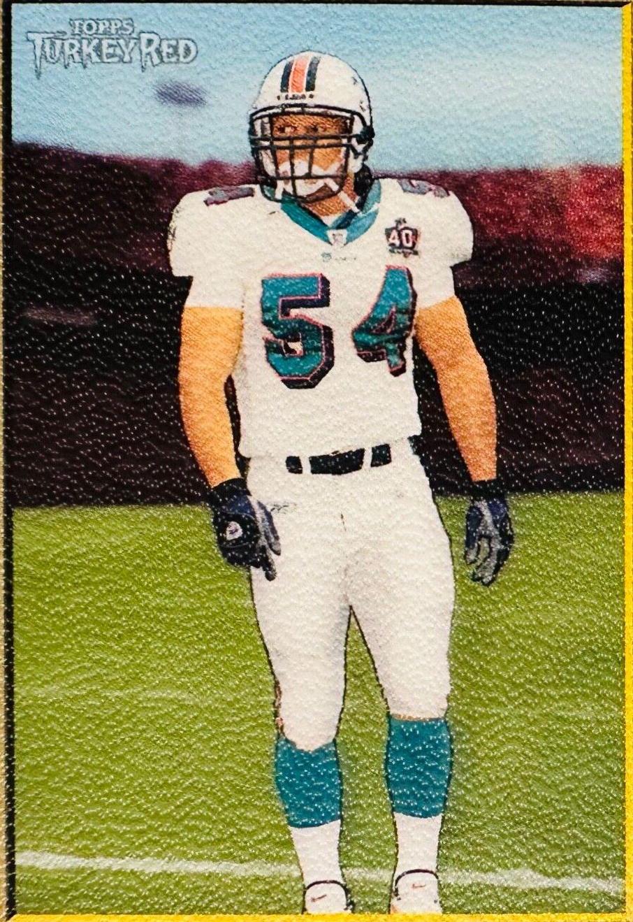 Zach Thomas [Gold] #235 Football Cards 2006 Topps Turkey Red