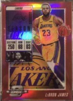 LeBron James [Red] #100 Prices | 2018 Panini Contenders Optic 