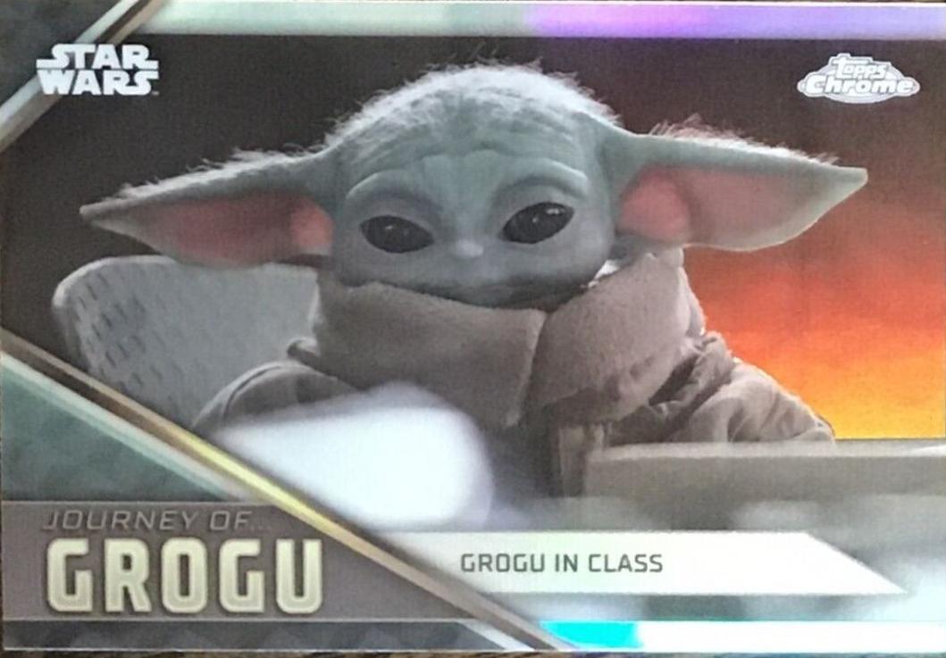 Grogu in Class #JG-11 Star Wars 2023 Topps Chrome Journey of Grogu