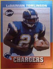 LaDainian Tomlinson [UD Vintage] #293 Football Cards 2001 Upper Deck Rookie F/X Prices