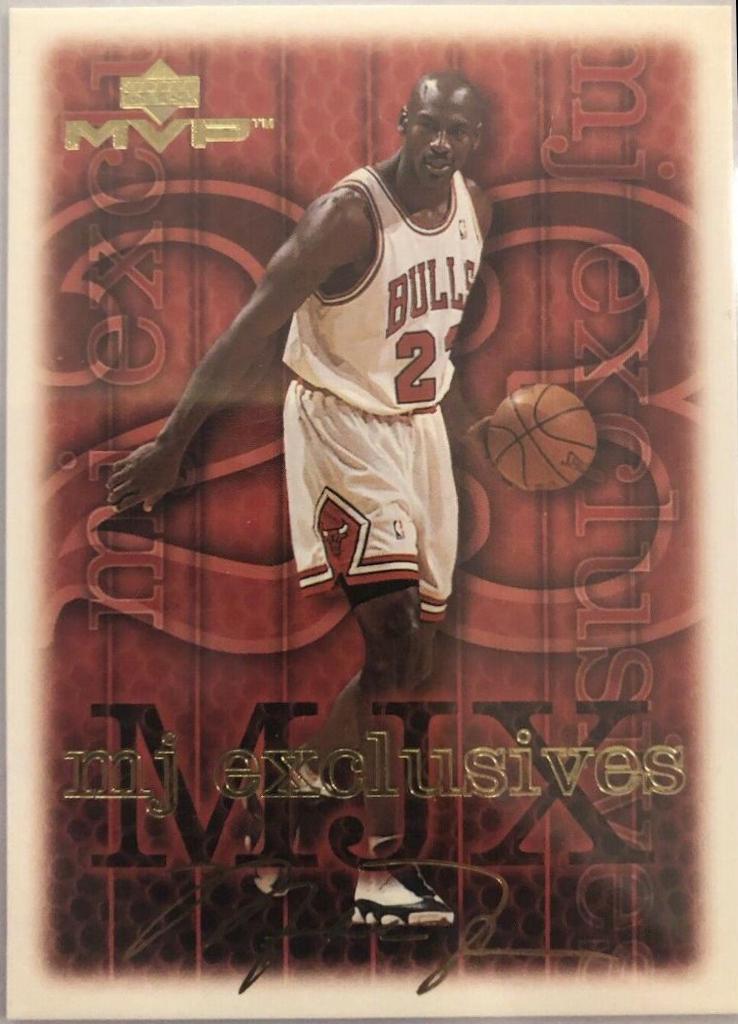 Michael Jordan [Gold Script] #207 Basketball Cards 1999 Upper Deck MVP