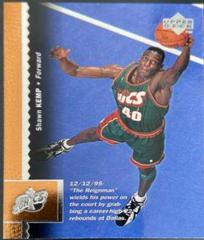 Shawn Kemp #114 Basketball Cards 1996 Upper Deck Prices