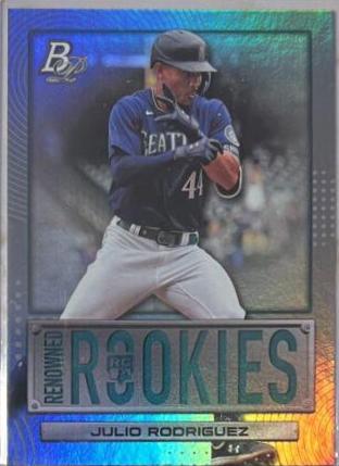 Julio Rodriguez #RR-17 Baseball Cards 2022 Bowman Platinum Renowned Rookies