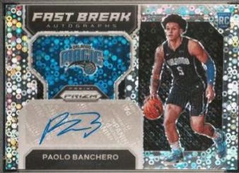 Paolo Banchero #FBR-PBM Prices | 2022 Panini Prizm Fast Break Rookie  Autographs | Basketball Cards