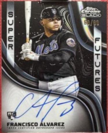 Topps Francisco Alvarez うるさい 直筆サインカード