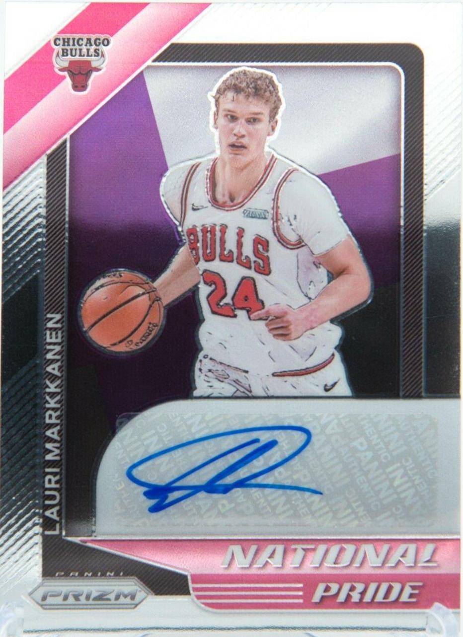 2020 PANINI good FLUX LAURI MARKKANEN LUNAR ECLIPSE REFRACTOR #d 23/25