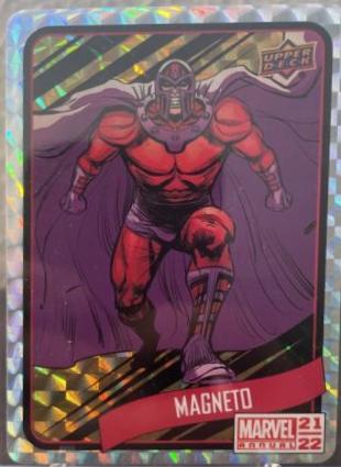 Magneto #B10 Marvel 2021 Upper Deck Annual Backscatters