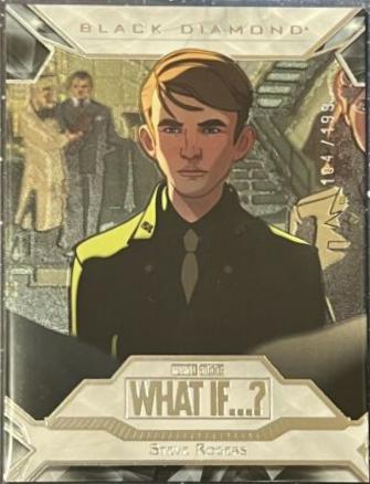 Steve Rogers #BD41 Marvel 2023 Upper Deck What If Black Diamond