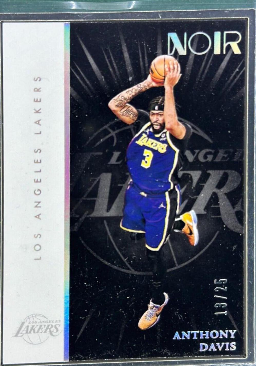 Anthony Davis [Metal Frame FOTL] #203 Basketball Cards 2021 Panini Noir