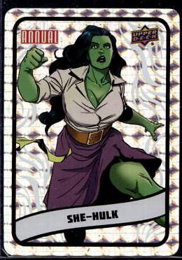 She-Hulk #B25 Marvel 2023 Upper Deck Annual Backscatters