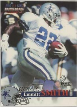 Emmitt Smith #74 Football Cards 1996 Pro Line II Intense