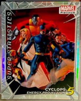 Cyclops [Rainbow] #SS20 Marvel 2023 Upper Deck Platinum Super Statistics