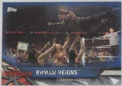 Roman Reigns [Blue] #83 Wrestling Cards 2017 Topps WWE Road To Wrestlemania Prices