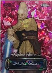 Ki-Adi-Mundi #SS-13 Star Wars 2024 Topps Chrome Sapphire Selections Prices