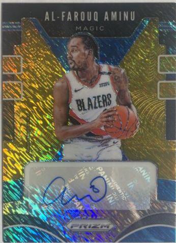 Al Farouq Aminu [Gold Shimmer] #AFA Basketball Cards 2019 Panini Prizm Signatures