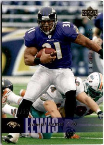 Jamal Lewis [Exclusives Gold] #13 Football Cards 2006 Upper Deck