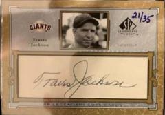 Travis Jackson [Autographs] #C-TJ Baseball Cards 2001 SP Legendary Cuts Signature Prices