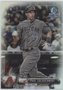 Paul Goldschmidt [Refractor] #3 Baseball Cards 2017 Bowman Chrome