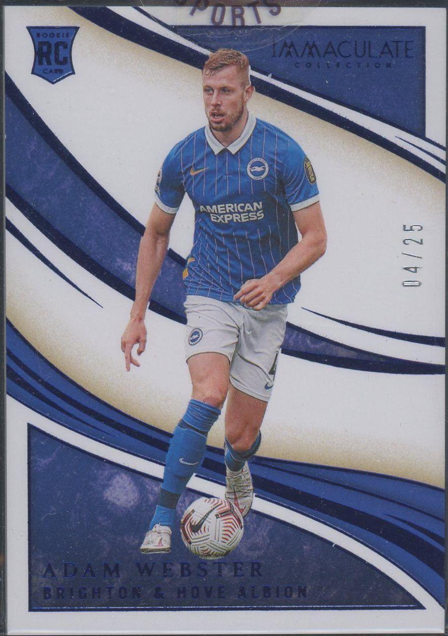 Adam Webster [Sapphire] #9 Soccer Cards 2020 Panini Immaculate Collection