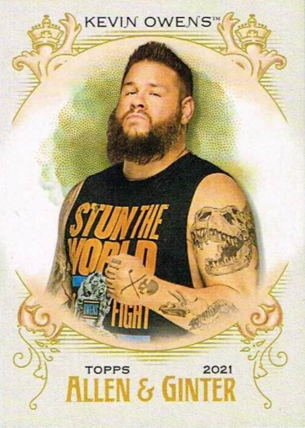 Kevin Owens #AG-12 Wrestling Cards 2021 Topps Heritage WWE Allen & Ginter