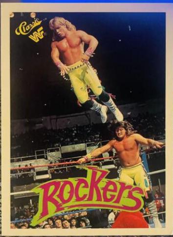 The Rockers #149 Wrestling Cards 1990 Classic WWF