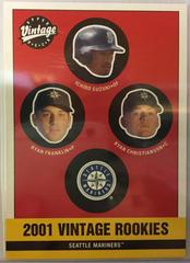 I. Suzuki, R. Franklin, R. Christianson #346 Baseball Cards 2001 Upper Deck Vintage Prices