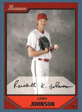 Randy Johnson #72 Baseball Cards 2007 Bowman