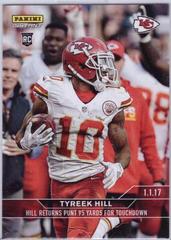 Tyreek Hill #605 Football Cards 2016 Panini Instant NFL Prices