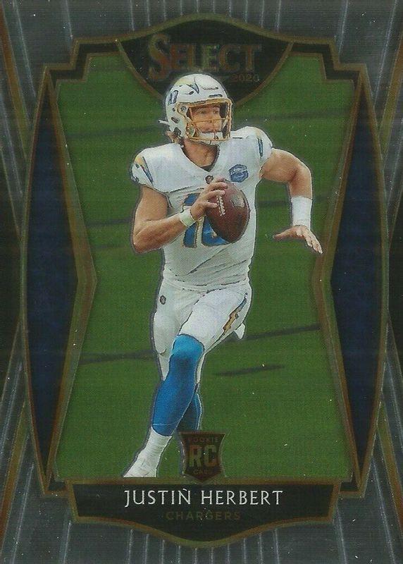 Justin Herbert popular Premier Jersey Rookie Card