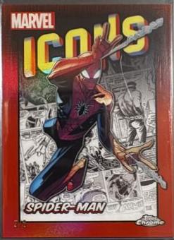 Spider-man [Red Refractor] #MI-1 Marvel 2024 Topps Chrome Icons