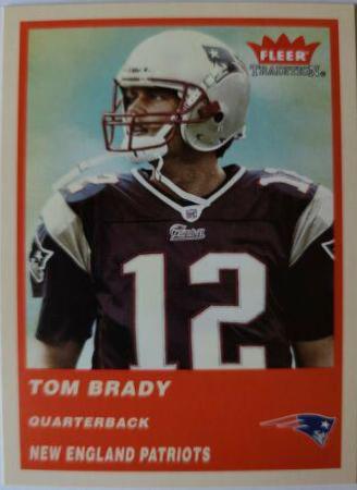 2004 online Fleer Genuine Tom Brady New England Patriots #51 PSA 10