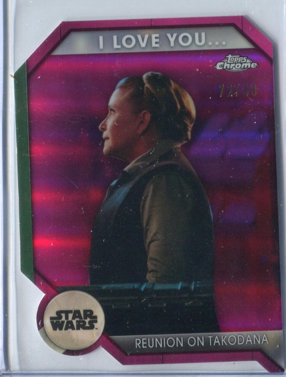 Reunion on Takodana #ILY-9B Star Wars 2024 Topps Chrome I Love You I Know