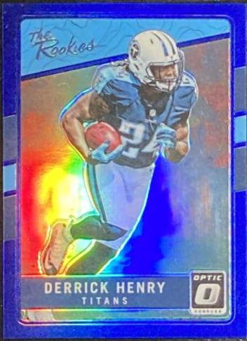 Derrick Henry [Blue] #11 Football Cards 2016 Panini Donruss Optic the Rookies