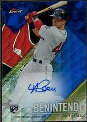 Andrew Benintendi [Blue Wave Refractor] #FF-AB Baseball Cards 2017 Topps Finest Firsts Autographs Prices