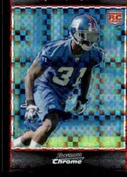 Aaron Ross [Xfractor] #BC11 Football Cards 2007 Bowman Chrome