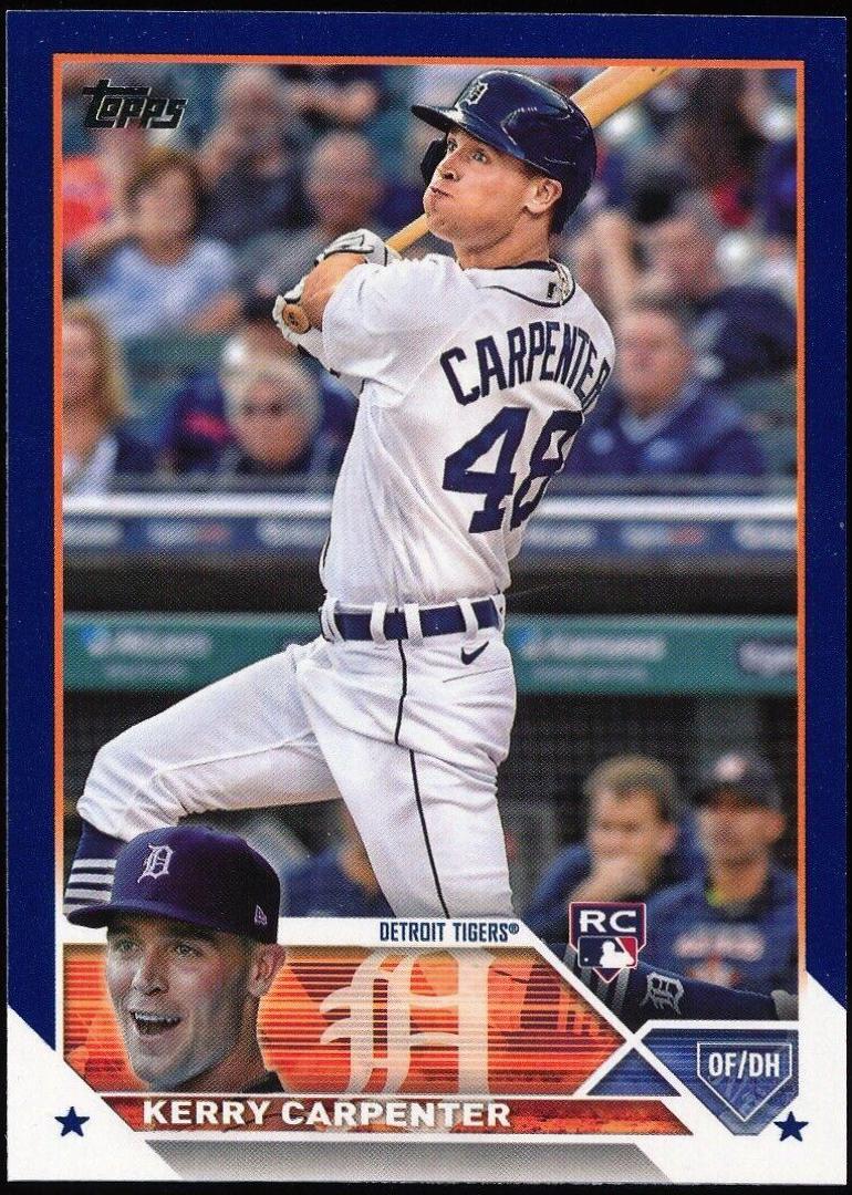 Kerry Carpenter [Royal Blue] 394 Prices 2023 Topps Baseball Cards