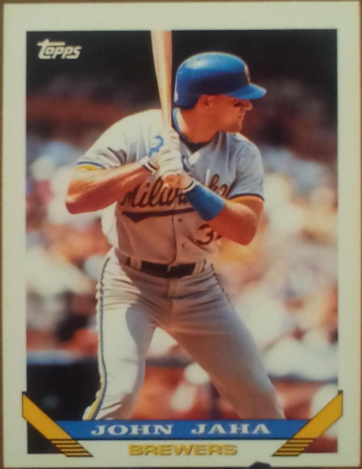 John Jaha 181 Prices 1993 Topps Baseball Cards