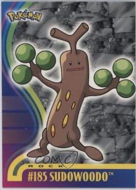 Sudowoodo #185 Pokemon 2001 Topps Johto