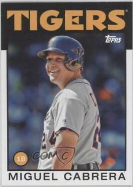 Miguel Cabrera #150 Baseball Cards 2014 Topps Archives