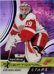 Alex Nedeljkovic [Purple] #ES-AN Hockey Cards 2021 Upper Deck Synergy Exceptional Stars Prices