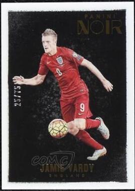 Jamie Vardy [Color] #28 Soccer Cards 2016 Panini Noir