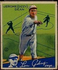 Jerome dizzy dean card outlet * VERY RARE *