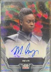 Moses Ingram as Reva [Wave Refractor] #A-MI Star Wars 2024 Topps Chrome Galaxy Autograph Prices