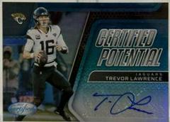 Trevor Lawrence [Teal] #CPS-TL Football Cards 2022 Panini Certified Potential Signatures Prices