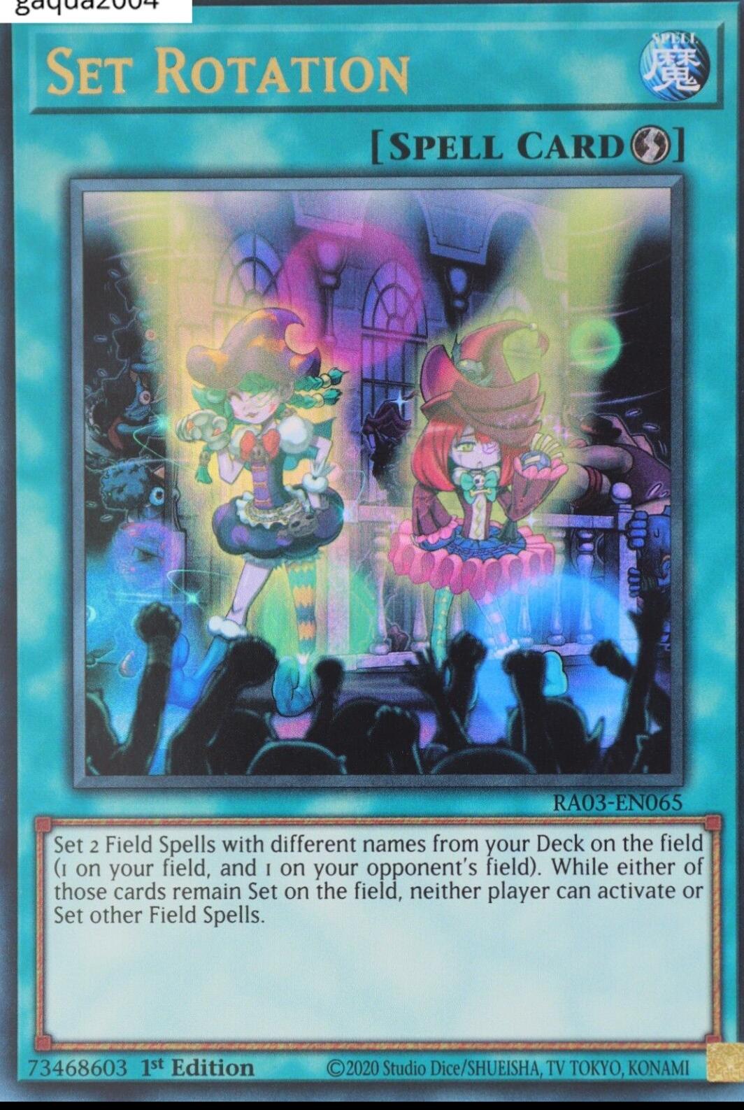 Set Rotation [Ultra Rare] RA03-EN065 Prices | YuGiOh Quarter Century ...