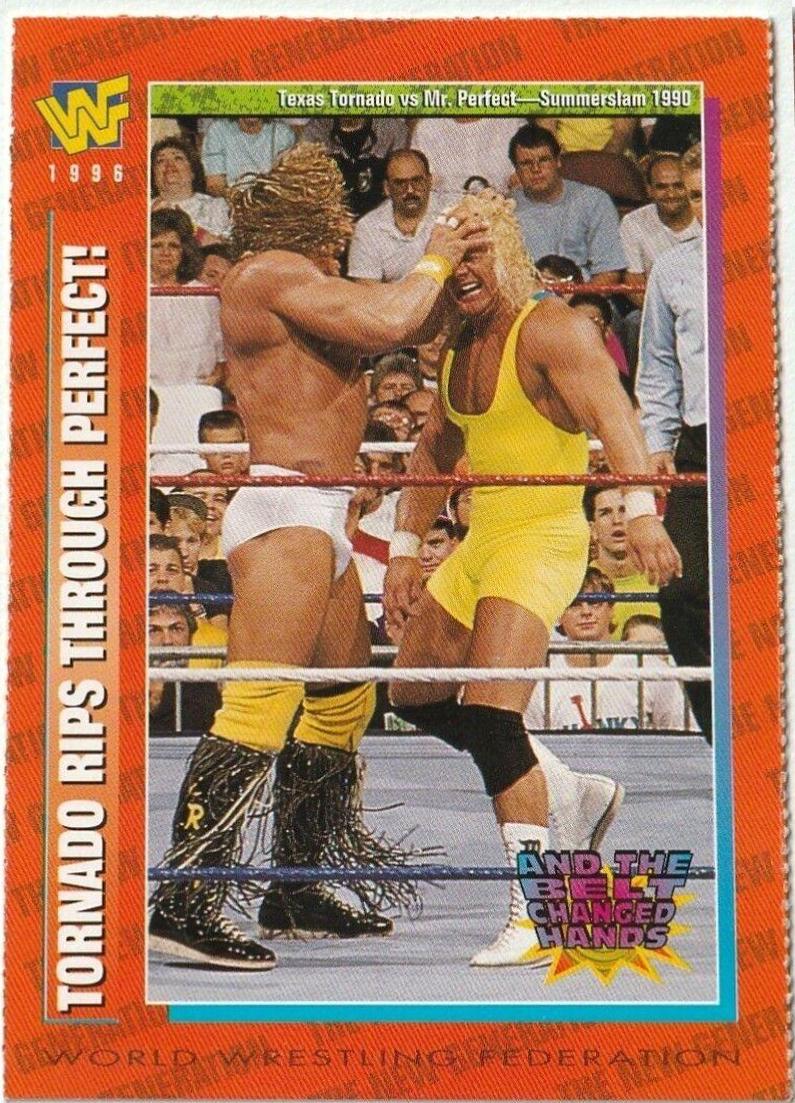 Tornado Rips Through Perfect [March] #26 Wrestling Cards 1996 WWF Magazine