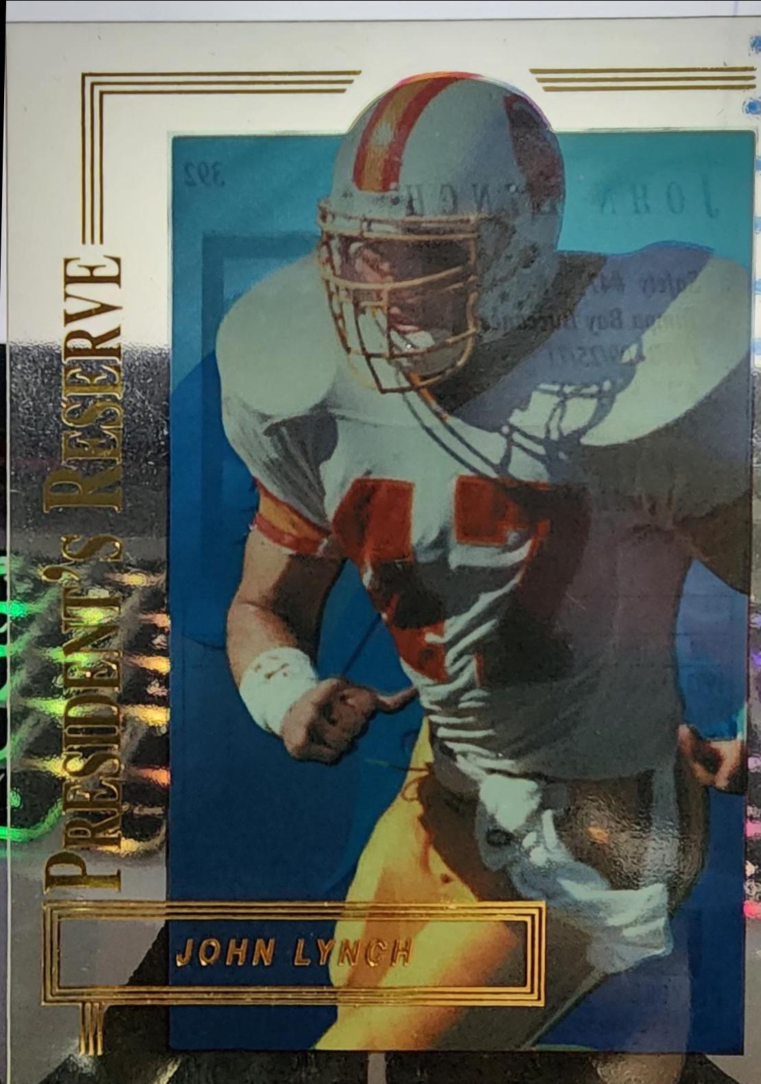 JOHN LYNCH #392 Football Cards 1996 Collector's Edge President's Reserve