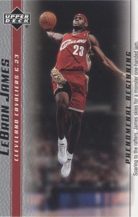 On sale LeBron James 2003 Upper Deck Phenomenal Beginnings PSA 10