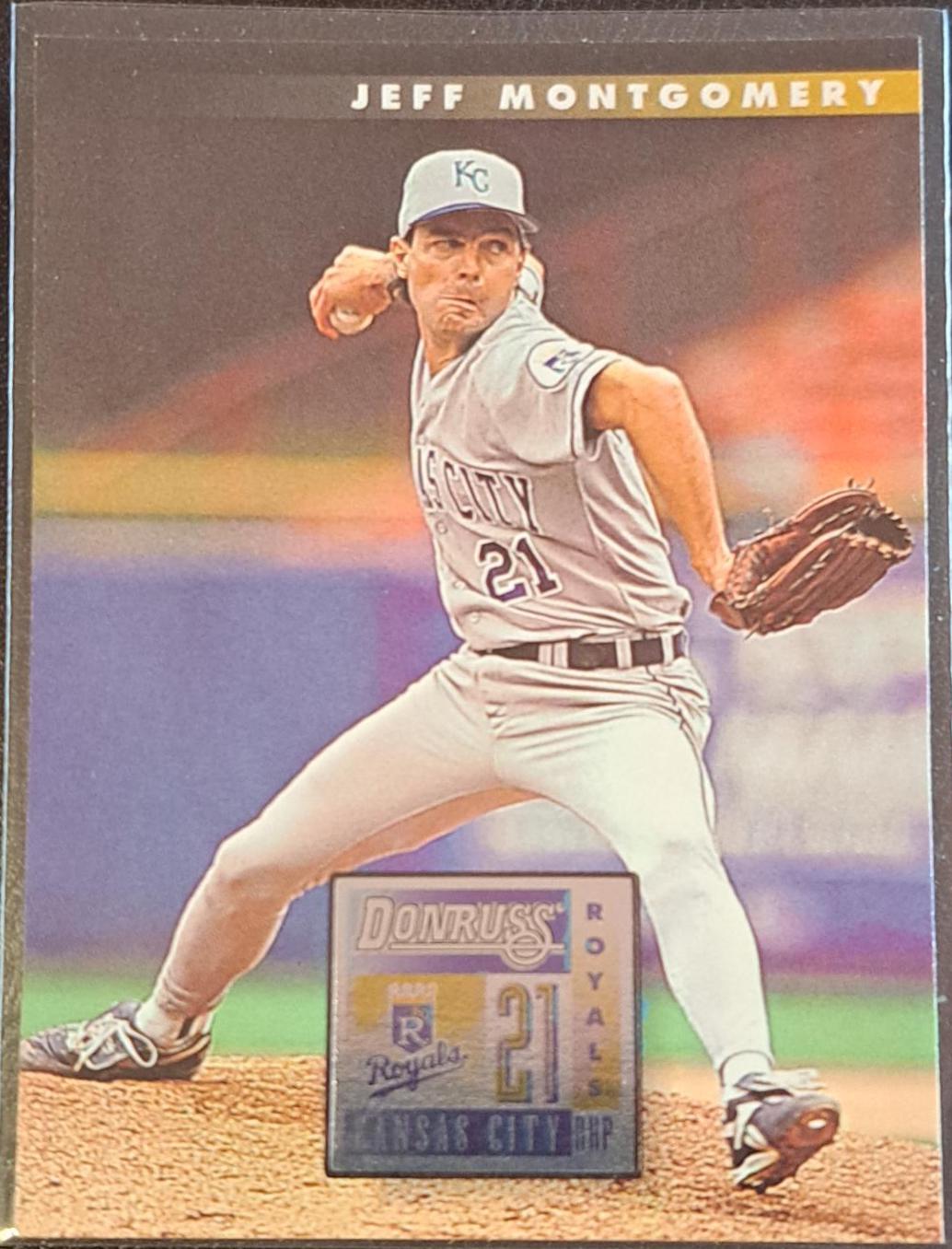 Jeff Montgomery #271 Baseball Cards 1996 Panini Donruss